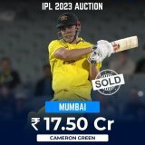 Cameron Green becomes the 2nd most expensive player in the #IPLAuction.  He will play for Mumbai! &nbsp; #IPL2023Auction