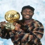 George Weah, the only African player to have won the Ballon d&rsquo;Or, and arguably the greatest player the continent has produced never played in a #FIFAWorldCup.   Timothy Weah, his son, has just gone and scored in one. Legacy