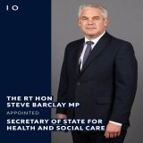 The Rt Hon Steve Barclay MP @SteveBarclay has been appointed Secretary of State for Health and Social Care @DHSCgovuk.   #Reshuffle