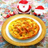 #MerryChristmas   #クリスマスメニュー　#おうちごはん　#Twitter家庭料理部　#家庭料理　#献立　#自炊　#料理記録　#Twitter晩酌部　#ツイッター晩酌部　#晩酌　#家飲み　#おうち居酒屋　#夜ごはん　#晩ごはん　#晩ご飯　#夕飯　#Cooking  Apple pie Roast chicken leg Gratin