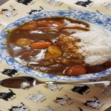 今日のお昼はお家で野菜ゴロゴロカレーにしました #カレーの日  #カレーライスの日