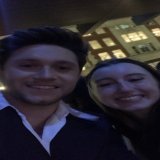 Niall with a fan last night    @prettymuchilary
