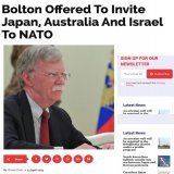ジョン・ボルトンは日本をNATO(戦争屋)に加えることを提案  北朝鮮ミサイルJアラート  はたして日本のディープステートは加盟を受け入れてしまうのか