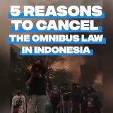 Indonesia&rsquo;s Omnibus Law on Job Creation puts the interests of big businesses ahead of workers, communities and the environment. Call on the Indonesian gov&rsquo;t to repeal this law immediately.  #JegalSampaiBatal #BatalkanOmnibusLaw