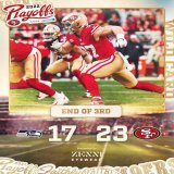 4th quarter time.   #SEAvsSF x #NFLPlayoffs