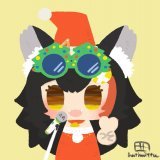 うたミオしゃ  #ホロクリスマス歌枠リレー #みおーん絵  #ミオかわいい