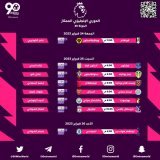 جدول معلقي مباريات #الدوري_الإنجليزي - الجولة 25 على قنوات @beINSPORTS  #فولهام_وولفرهامبتون #إيفرتون_أستون_فيلا #ليدز_يونايتد_ساوثهامتون #وست_هام_يونايتد_نوتينغهام_فورست #ليستر_سيتي_آرسنال #بورنموث_مانشستر_سيتي #كريستال_بالاس_ليفربول #توتنهام_هوتسبي