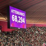 بلغ عدد الحضور الجماهيري لمباراة #المغرب_فرنسا في استاد البيت (68.294 ألف متفرج)   #FIFAWorldCup&nbsp; | #كأس_العالم_قطر2022 #fra&nbsp; #Morocco