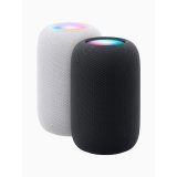 The new #Apple #HomePod is available in white and midnight, a new colour made with 100 per cent recycled mesh fabric.
