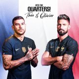 Congrats to @_OlivierGiroud_ for becoming the most prolific player in Les Bleus history as he and @TheoHernandez fire France to the quarters of the #FIFAWorldCup    #SempreMilan