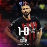 Full time.  #UCL #InterMilan #SempreMilan #RednBlack @oppoitalia