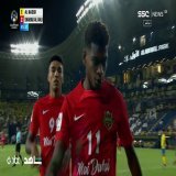 الغساني يسجل الهدف الثاني لشباب الأهلي الإماراتي في شباك النصر  #النصر_شباب_الاهلي