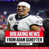 Eagles and Jalen Hurts reached agreement on a five-year, $255 million extension, including $179.304 million guaranteed, per source.  Hurts becomes the highest-paid player in NFL history in a deal negotiated by Nicole Lynn of Klutch Sports Group and E