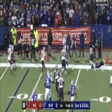 Josh Allen is really good at throwing ridiculous touchdowns against the Patriots #BillsMafia