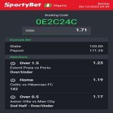 Hello sports investors, I spent over 4 hours cooking these sweet odds. Stake your girlfriend if the need be so that you can cash out big later today.