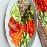 A diet rich in veggies, nuts, whole grains and fish sound good for you? It is. The #MediterraneanDiet has racked up another reason to try it: new research shows it may lower complications, especially preeclampsia and diabetes, during pregnancy. #AEPC