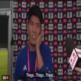 Takehiro Tomiyasu names his favourite Spain national team player: &ldquo;Thiago.&rdquo;  Journalist: &ldquo;Thiago Alcantara? He&rsquo;s not coming [to the World Cup].&rdquo;  Tomiyasu: &ldquo;He&rsquo;s not coming?! Sorry, I didn&rsquo;t know that!&