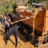 Francis Ngannou goes back to the sand mine, where he used to work at age 10 in Cameroon.  He was homeless in Paris.  He took a 14-month long trip from the Sahara Desert to Europe. He was turned back 12 times.  He was arrested in Spain for 2 months, a