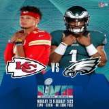 With #SuperBowlLVII just one week away, what are you early predictions? Will @PatrickMahomes and the @Chiefs get the job done or will @JalenHurts and the @Eagles be taking home the hardware? #NFLPlayoffs #ChiefsKingdom #FlyEaglesFly #NFLTwitter @NFLA