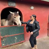 Photo by Aicha Alaoui Elmedaghri on February 11, 2024. May be an image of 1 person, riding on a horse, horse and pony.