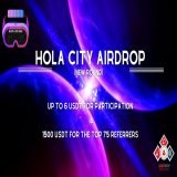 HOLA CITY #Airdrop  Reward: Up to 6 USDT + 1500 USDT referral pool   Start the airdrop bot    Do the tasks on the bot &amp; submit your data   Details:   #Airdrops #HOLACITY #Bitcoin #AirdropDet