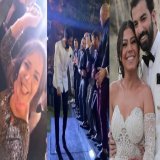 فرح الممثل #حازم_ايهاب"كامل" ورقص #سارة_درزاوي والنجوم والعروسين بالفيديو شاهد