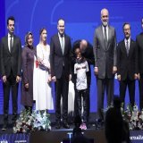 Cumhurbaşkanımız Recep Tayyip Erdoğan, "Geleceği Şekillendirmek: Belirsizlikler, Ger&ccedil;ekler ve Fırsatlar" temasıyla İstanbul'da bir otelde d&uuml;zenlenen TRT World Forum'a katıldı.