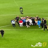 احتفال مهاجم #الاتحاد ( #عبدالرزاق_حمدالله  ) بتأهل منتخب بلاده #المغرب الى دور ال 16 من #كأس_العالم_قطر_2022   #المغرب_كندا