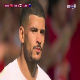 Tunisia  almost scores the equalizer on Australia  by halftime  #WorldCup #FIFAWorldCup2022 #TUNAUS #كأس_العالم #تونس_استراليا
