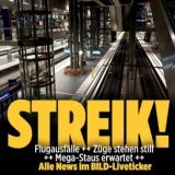 &laquo;Забастовка! Поезда стоят на месте, авиарейсы отменяются, ожидаются мегапробки&raquo;: В Германии началась общенациональная забастовка из-за роста стоимости жизни, в рамках