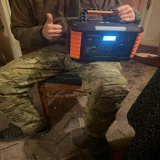 x2 chargers delivered to artillery unit. Already extends drones' working time, means that more orcs will go home earlier than planned.
