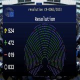 Европарламент одобрил резолюцию, призывающую создать международный трибунал по расследованию преступлений путина и лукашенко.  Современные россияне войдут в историю как поклонники наZизма. И это замечательно