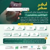 تعرّف على خطوات الاستفادة من خدمة ⁧#أبشر_سفر⁩. ⁧#الجوازات_في_خدمتكم