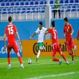 كأس آسيا تحت 23 سنة | نهاية المباراة: منتخب #السعودية فاز 5 - 0 على #طاجيكستان #قنوات_الكاس  #AFCU23