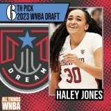 With the 6th pick in the 2023 #WNBADraft, the Atlanta Dream select Haley Jones, from Stanford University
