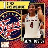 No surprises here  With the 1st pick in the 2023 #WNBADraft, the Indiana Fever select Aliyah Boston, from the University of South Carolina