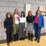Ayer, #25N, en #Torrelodones, hablamos de violencia sobre la mujer en el mundo.  Gracias @shiranefraty, Sara Amiri  @roxananicula por vuestros testimonios.   Gracias @EstherPlatero por asistir.  #Israel #bringthemhomenow #Iran #mashaamini #libertad