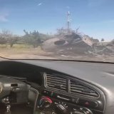 This is how a column of russet cars now looks like in the Kherson region after getting to know our MLRS  Armed Forces of Ukraine are preparing new exhibits for the Victory Day of Ukraine