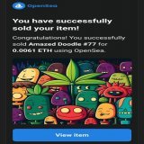 SOLD  Thank you so much my dear friend @Bloonz_NFT  Thanks for your support  Welcome to our family   Only 6 items left   Amazed Doodle to the moon   #NFTCommunity #NFTshill #NFTProject #NFTdrops #NFTCollection #nftart #NFTartwork #nftsale