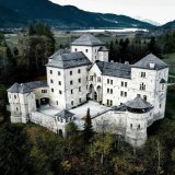 Austria    Fischhorn Castle, nestled in the Austrian Alps    #Austria #Castle #X #Mondaymorning