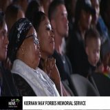 Lynn acknowledging DJ Zinhle &amp; Nadia Nakai, and saying they'll always be her daughters . Glammy has such a good heart  #akamemorialservice