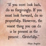 One of my favourite authors/poets.  Her advice is consistent with our ancient teachings. There is no more invigorating way of starting a new week than by anchoring yourself in the present moment&hellip;Last week was just that&mdash;last week. #Monday