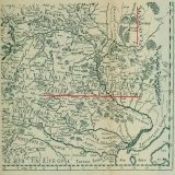 Итальянская карта  1641 г. "Ucraina o Paese de Cosacchi" / "Украина земля казаков". Московия названа "Moscovia".
