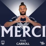 Andy nous quitte pour se rapprocher de ses enfants. Tous les amoureux du Club te remercient chaleureusement @AndyTCarroll pour cette saison. Tu seras toujours ici chez toi. Bonne route et à bientôt ! Plus d'informations Slide 1 of 6 - CarouselMerci A