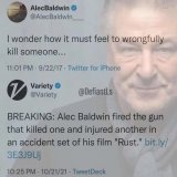 Arrest #AlecBaldwin.   #HalynaHutchins