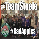 #TeamSteele cheering on @hollybsteele at the #BadApples #rookieleague #icehockey #playoff game!  @Ducks_SCORE @AnaheimDucks @BobcatGraham @AGarciaRtI1 @RichmanSteamLab