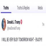 Translated: Busy = a *pre-recorded* interview that edits out as much of his brain misfires and incriminating statements as possible is going to be aired by Tucker Carlson to try to distract from a waste of time debate.