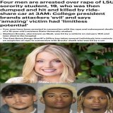 (2023 #USA #LSU) Madison Brooks, also known as Madi, was hit by a vehicle on January 15th and later died after being 'sexually assaulted' by four thugs. #antiwhite #antiwhteism #BlackonWhiteViolence