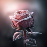 GM A beautiful frozen Rose.   Kathrin Federer