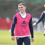 | Trossard training today #afc